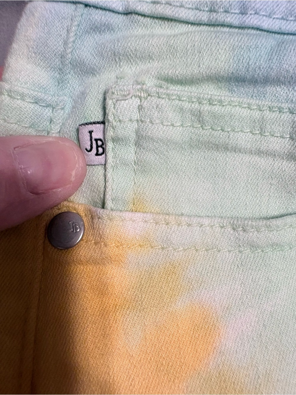 Judy Blue TieDye Denim Cutoff Shorts Size 1X 14w/16w - Picture 9 of 9